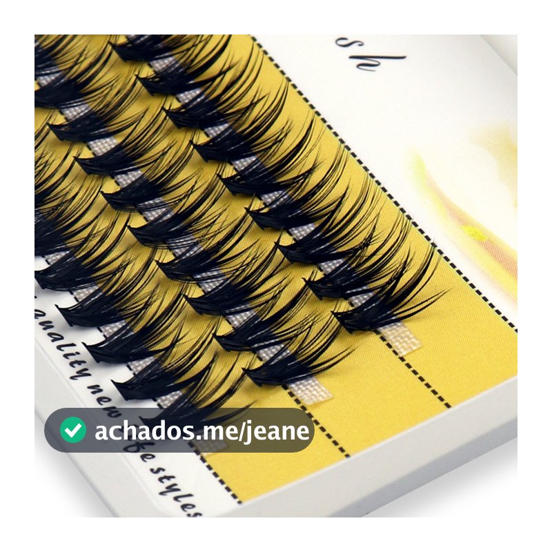 Cílios em flocos sem nós 0,07mm C/D Cílios em flocos naturais individuais Volume 20D/30D/40D Extensão de cílios