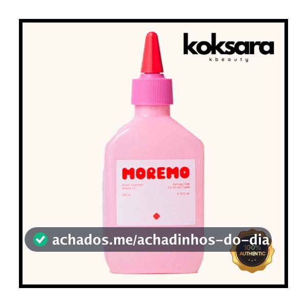 moremo Milagre 10 Tratamento De Água Capilar 200ml