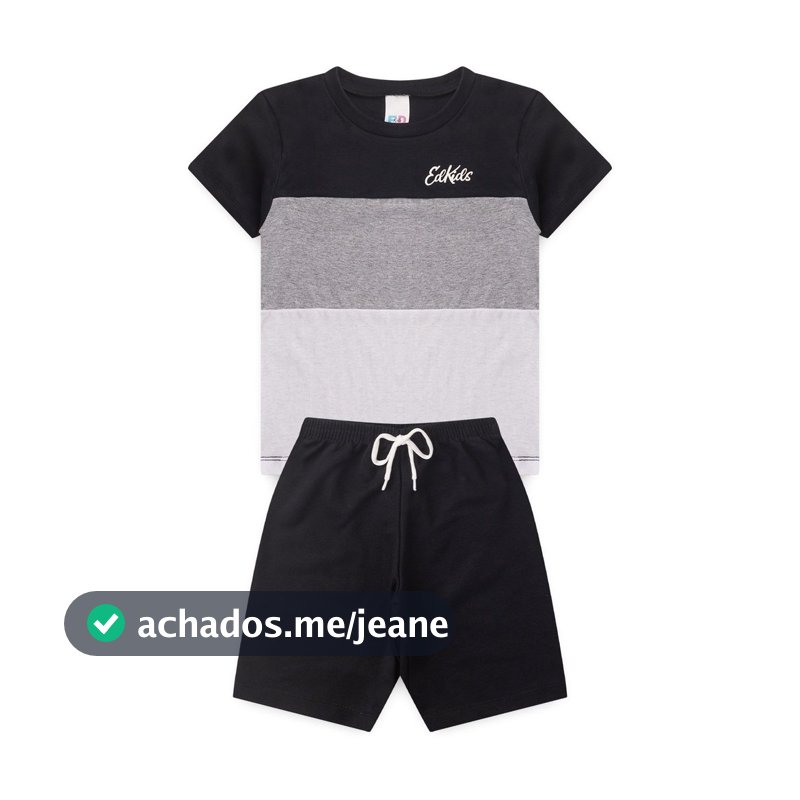 Conjunto Infantil Verão Masculino Menino 2 ao 14 anos Roupa Juvenil - Na Pronta Entrega - Envio Full