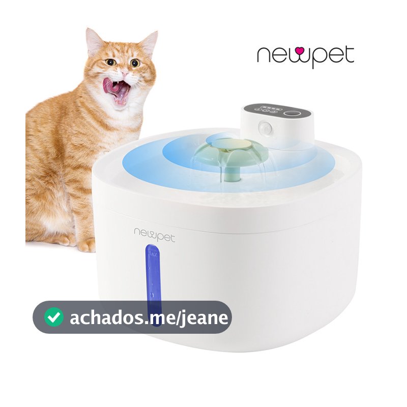 Fonte de água para gatos com sensor inteligente 2,6 L automática para animais bebedouros