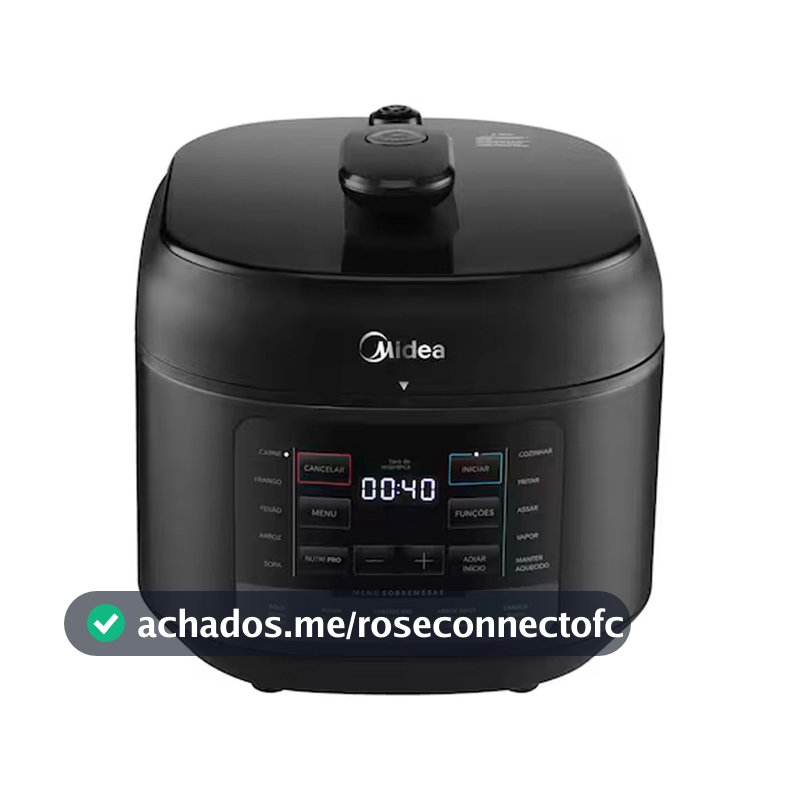 Panela de Pressão Elétrica NutriPro Digital 5L com Função Vapor Midea