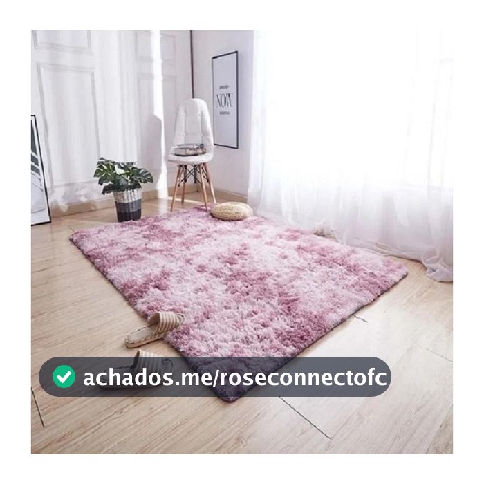 Tapete Grande Decoração Sala Peludo Felpudo Luxo Shaggy Macio 3,00 X 2,00 m