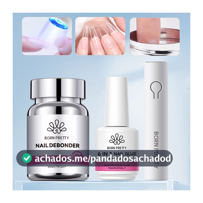 BORN PRETTY 8S Lâmpada De Unhas De Cura Rápida Portátil Mini 3W USB Máquina Removedor De Cola Conjunto De Gel UV LED Sup