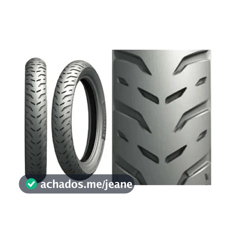 Pneu 100/80-18 michelin traseiro Pilot street 2 sem câmara ORIGINAL 56S