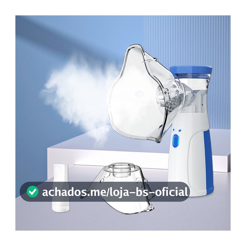 Inalador Nebulizador Portátil Ultrassônico Atomizador De Baixo Nó Para Crianças E Adultos