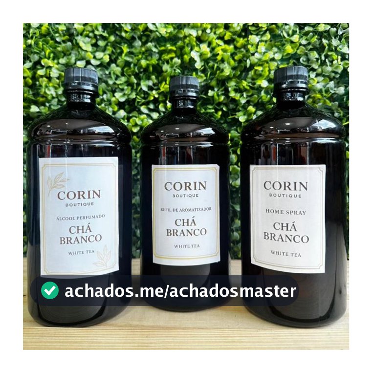Kit 03 Itens Chá Branco Casa Perfumada – 1L