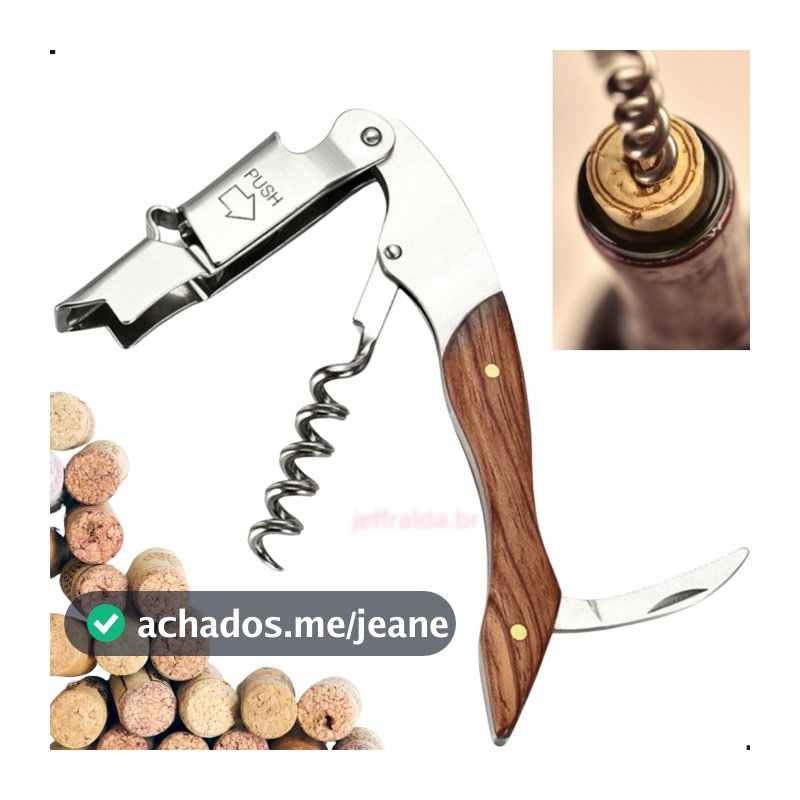 Abridor De Vinhos De Aço Inoxidável Garrafas De Cerveja E Cortador De Folhas Presente Para O Amante Do Vinho