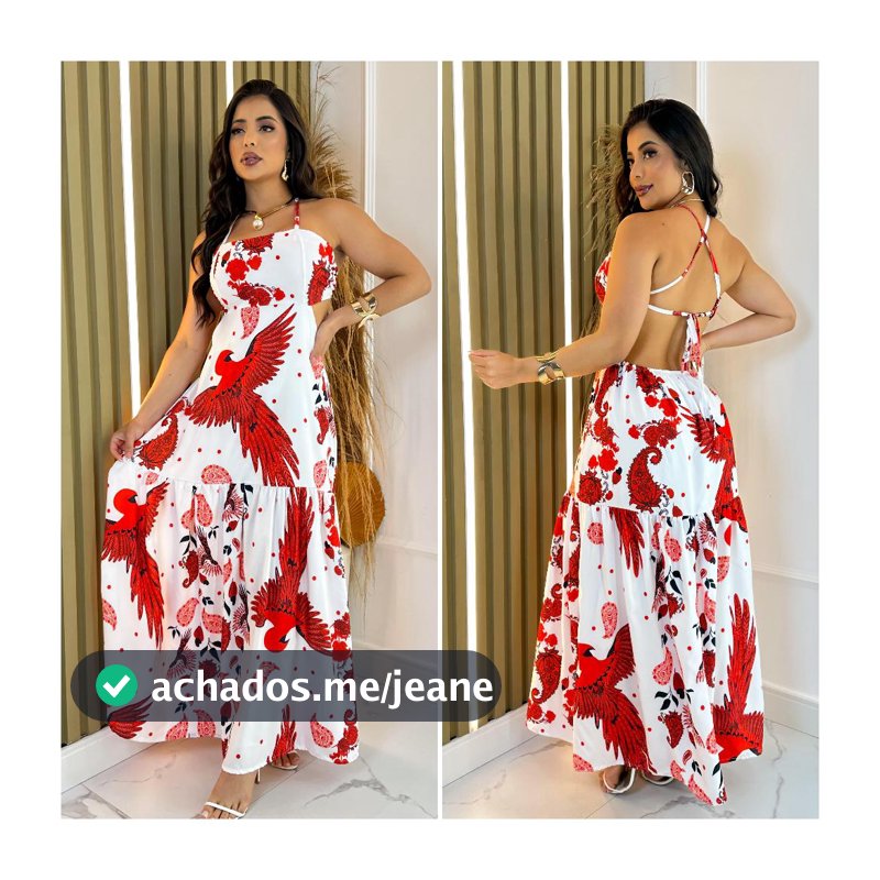 Vestido Longo Feminino Com Forro e Bojo e Regulagem, Versáteis super confortáveis e leves qualidade e durabilidade
