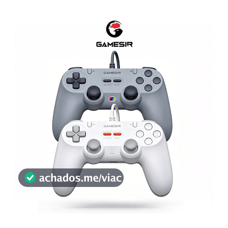 Controle Gamesir Tegenaria T3 Lite Com Fio Para Pc Switch Android Ios Steam Celular Hall Effect Usb