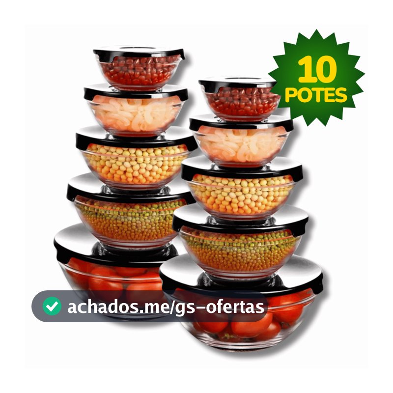 Kit Conjunto De Potes de Vidro Resistente Organizadores De Cozinha Multiuso