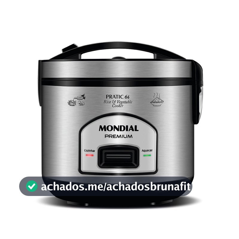 Panela Elétrica de Arroz PE-43 500W com Capacidade de 6 Xícaras Mondial