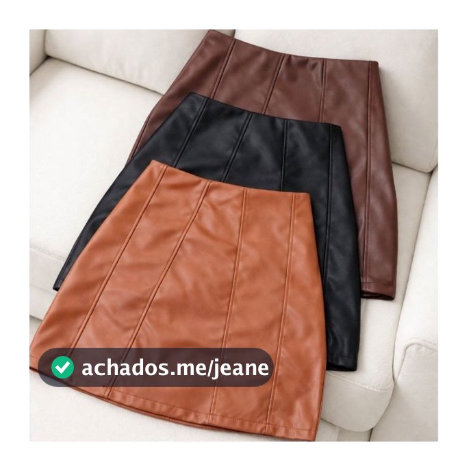 Saia Courino Feminina Luxo - Modeladora  Caimento Perfeito