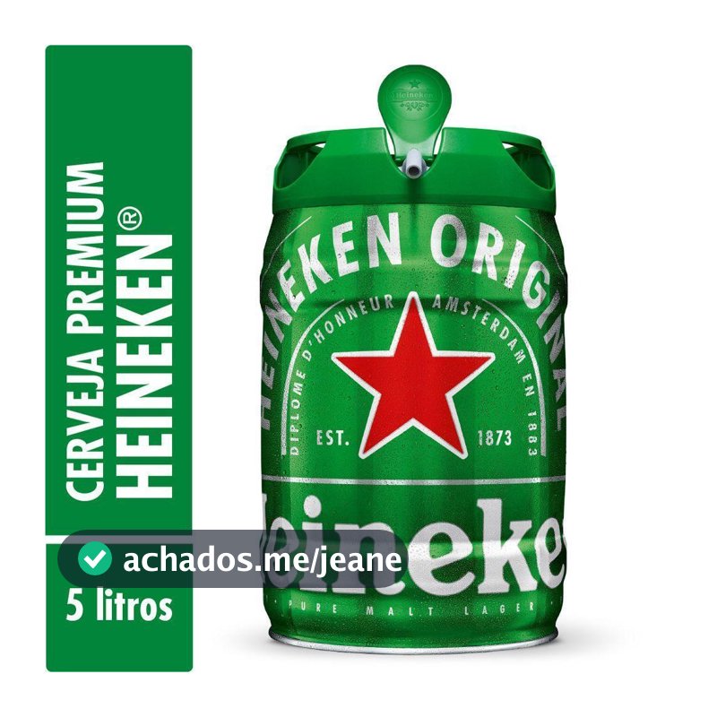 Cerveja Premium 5L Barril Heineken