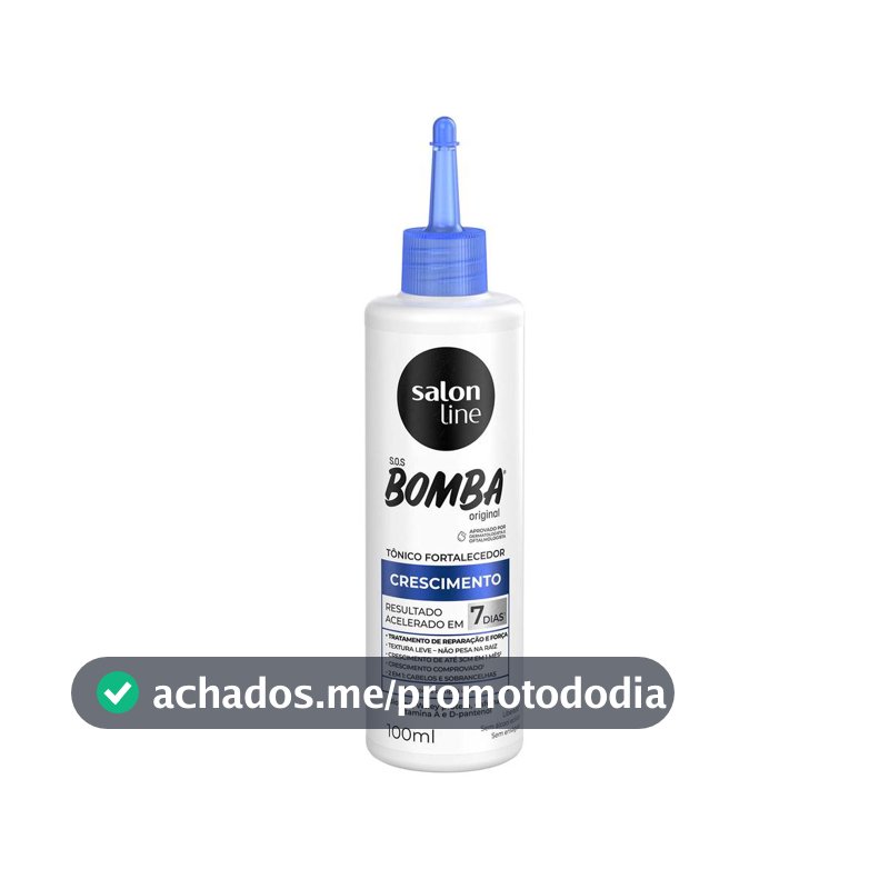 Tônico Fortalecedor SOS Bomba Crescimento Acelerado Salon Line 100ml