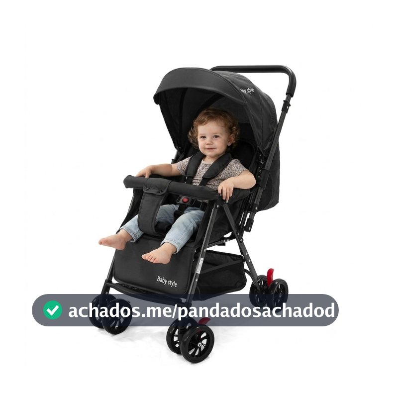 Carrinho de Bebê Passeio Reversível 15kg Runner Infantil Dobrável Compacto Leve e Aprovado INMETRO
