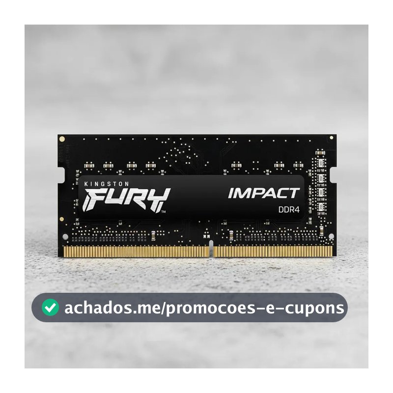 Memória Ram para Notebook Kingston Fury Impact 16gb ddr4 3200mhz