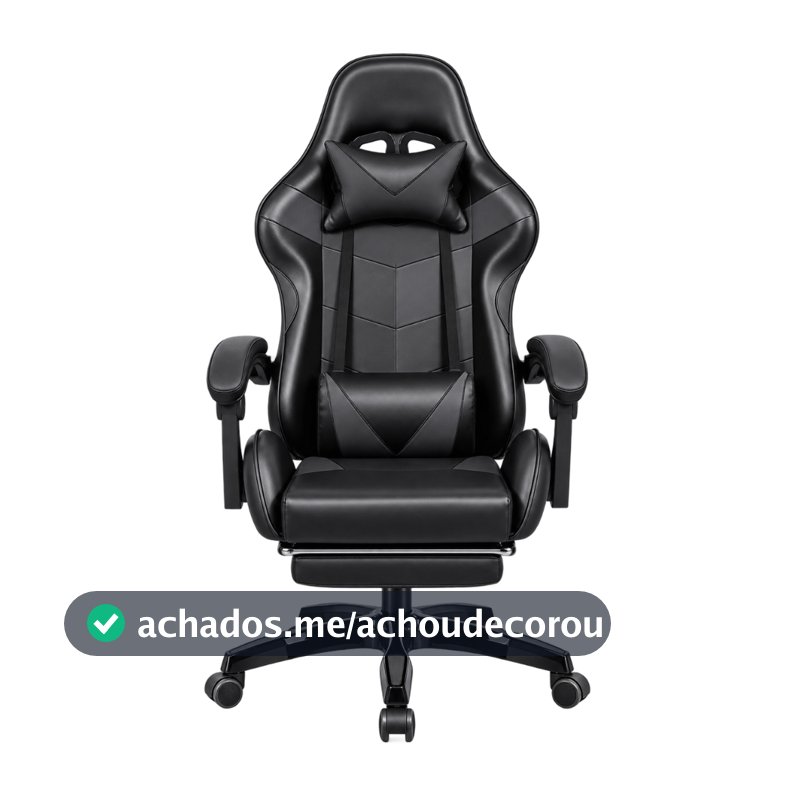 Cadeira Gamer Ergonômica Stillus - Conforto e Estabilidade com Apoio para Pés e Ajuste de Altura