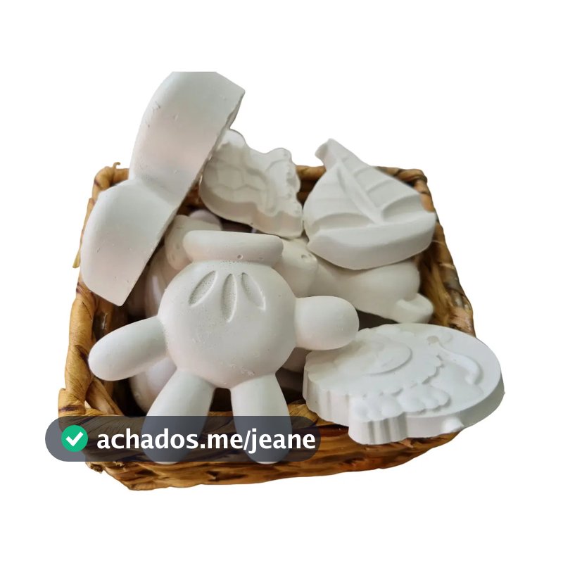Kit Infantil 65 Pç Gesso Cru Pintar Sortidos Educativo