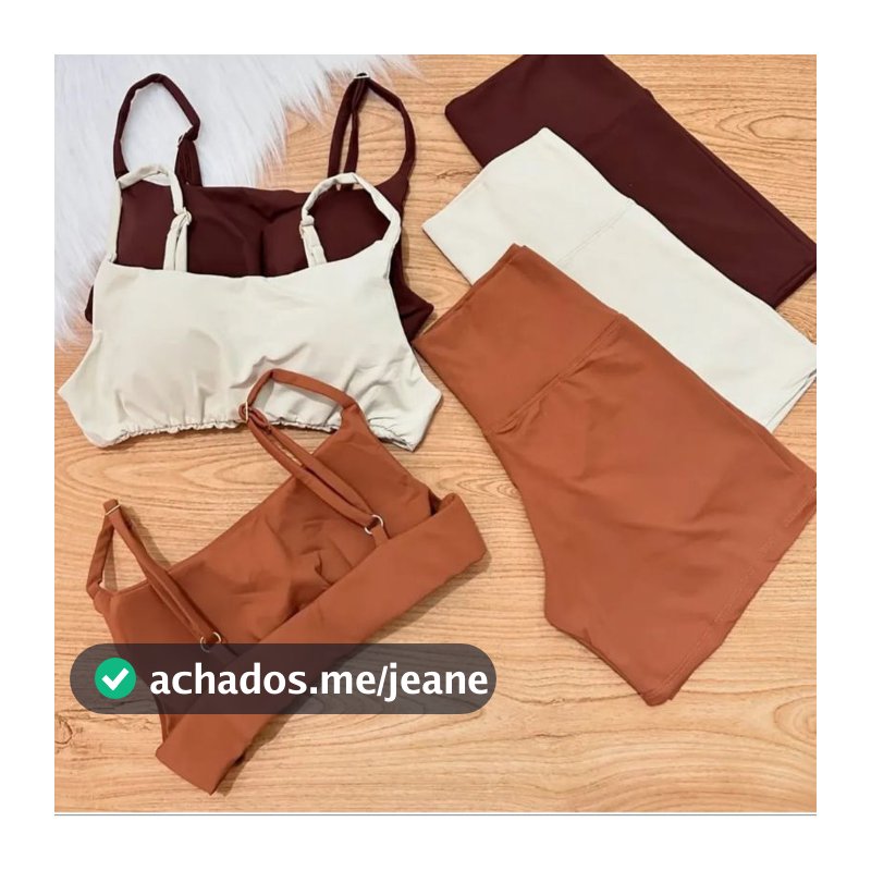 Conjunto Fitness Feminino Compressão e Sustentação suplex Premium Treino, Academia e Corrida zero transparencia