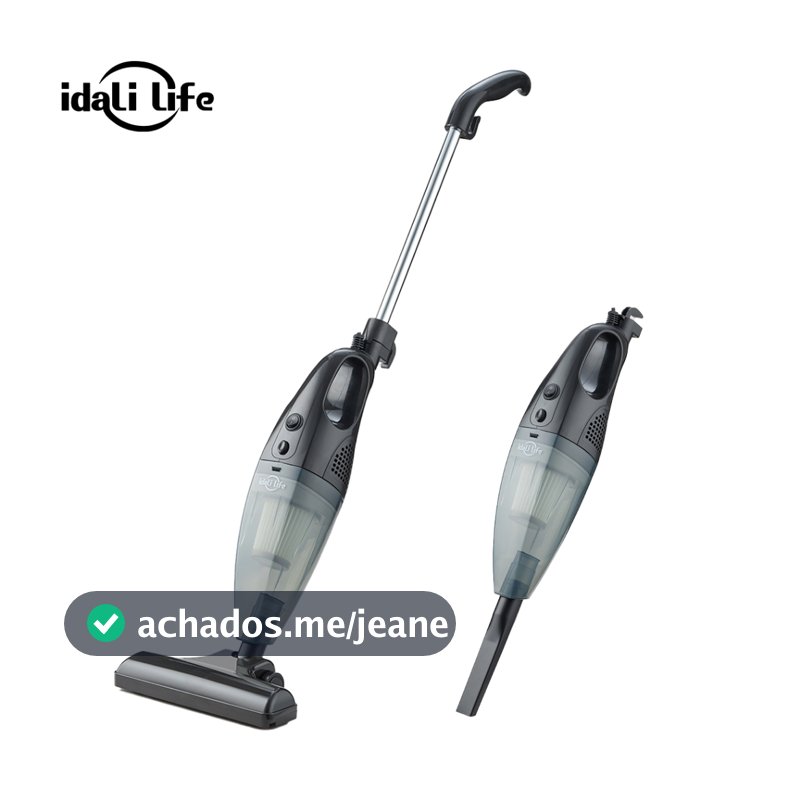 Aspirador de Pó Vertical Portátil Limpeza Uso Domestico Sucção Forte 14000PA 127V Idali Life