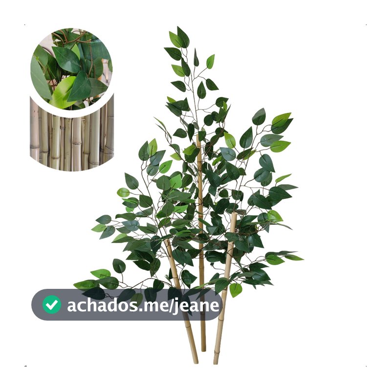 Bambu da Sorte Artificial Permanente Sem Vaso Decorativo