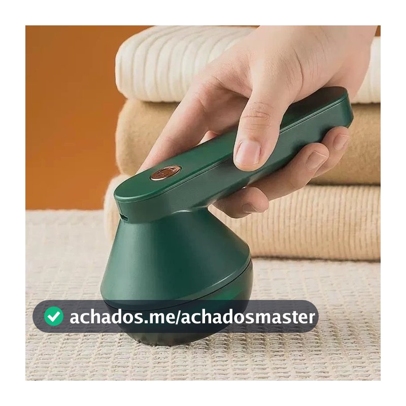Papa Bolinhas Eletrico Tira Pelos de Roupas Removedor Aparador Sem Fio Recarregável