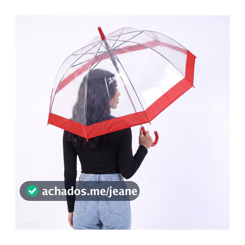 Guarda Chuva Vaki Transparente Bauarte