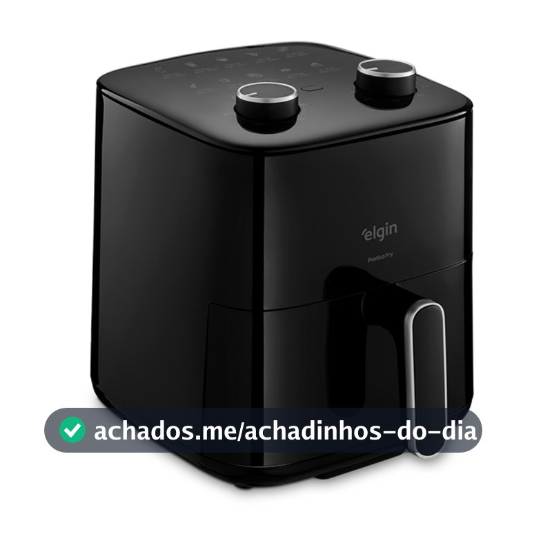 Fritadeira Air Fryer Elgin 3,7 Litros 1.400W Afg04 Preta