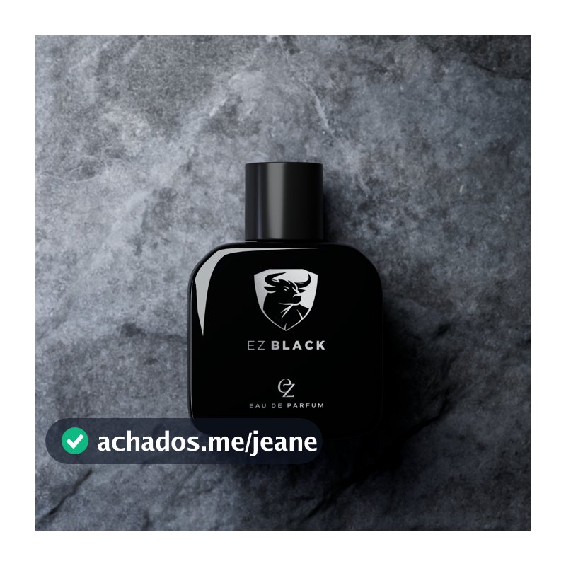 EZ Black - Eau de Parfum 100ml LANÇAMENTO EXCLUSIVO