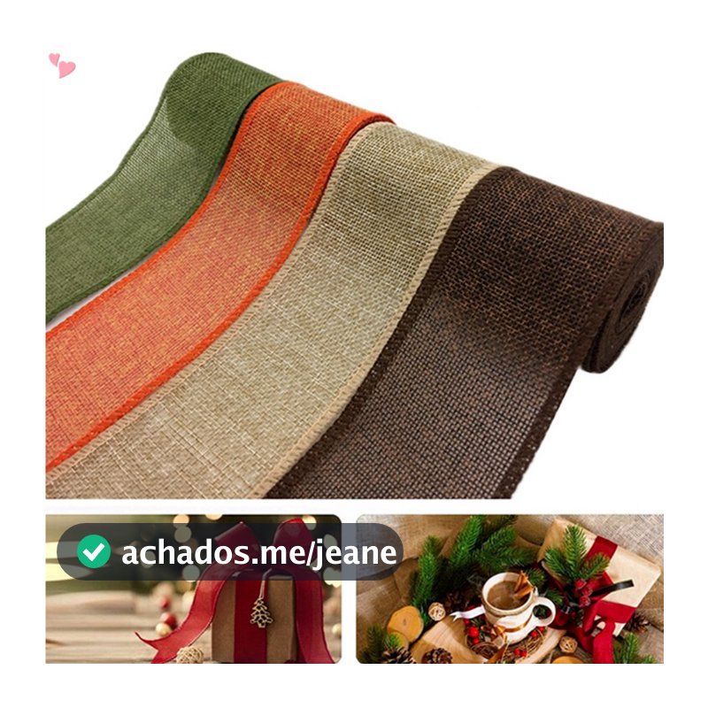 Rolos De Fita Com Fio De Serapilheira De 2.34 "/3.3 Jardas , Embrulho Largo , Natural , Laranja , Marrom , Verde Oliva ,
