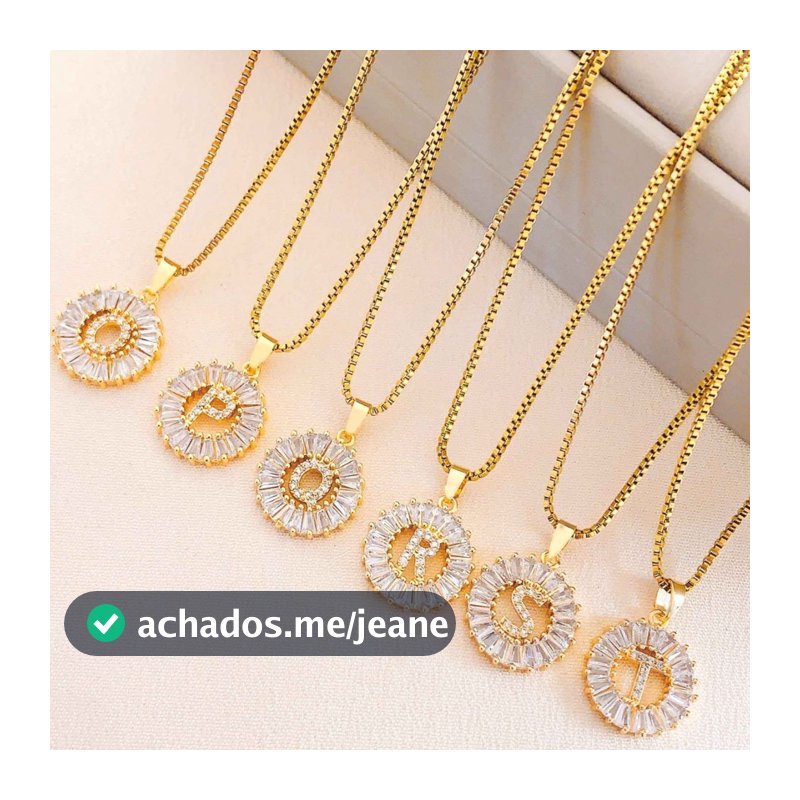 Colar não desbota feminino verão quadrado letras redondas novo colar de aço titânio moda colar All-Match High-End clavíc