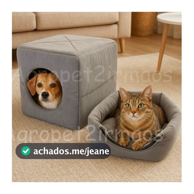 Caminha Pet Toca Iglu 2 EM 1 Cama Para Cães e Gatos Com Almofada