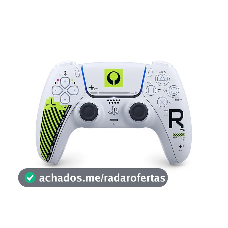 Controle Playstation 5 Sem Fio DualSense Branco Edição Limitada Marathon - PS5