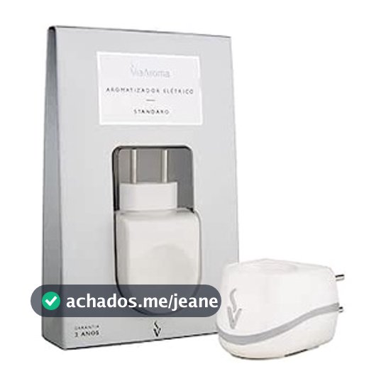 Aromatizador Elétrico Difusor Via Aroma Standard Luxo Branco