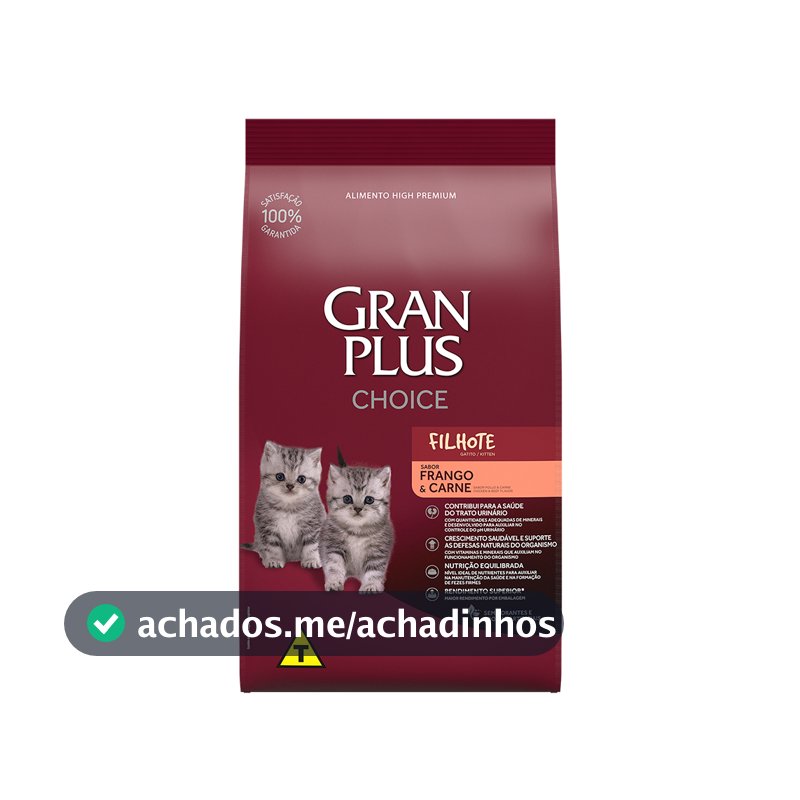 Ração GranPlus Choice Gatos Filhotes 10,1kg
