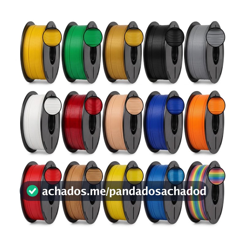 Filamento PETG 1kg Digital Qualy 1.75mm Para Impressora 3D Alta Resistência