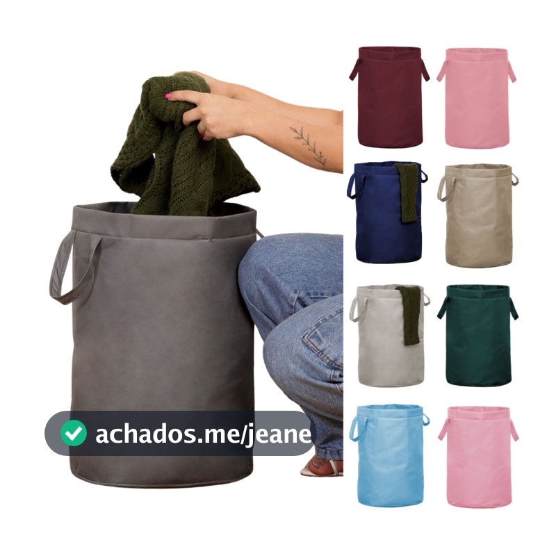 Cesto De Roupa Grande 35x50/40x60Cm 48L/75L Caixa Cesto Dobrável Para Roupas E Brinquedos Cesto Infantil Cores Diversas