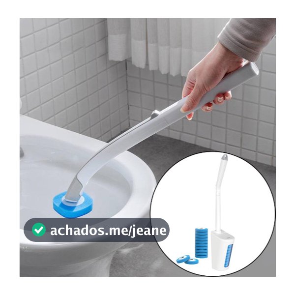 Escova descartável Para Vaso Ou Refil 4/8 sanitário e Parede Banheiro