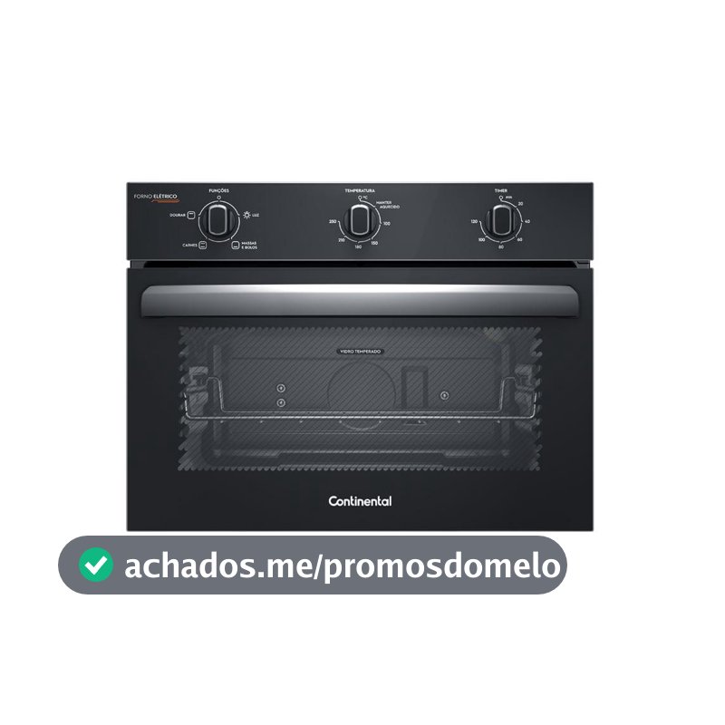 Forno de Embutir Elétrico Continental 50L com TOPLimpaFácil (OC4EM)