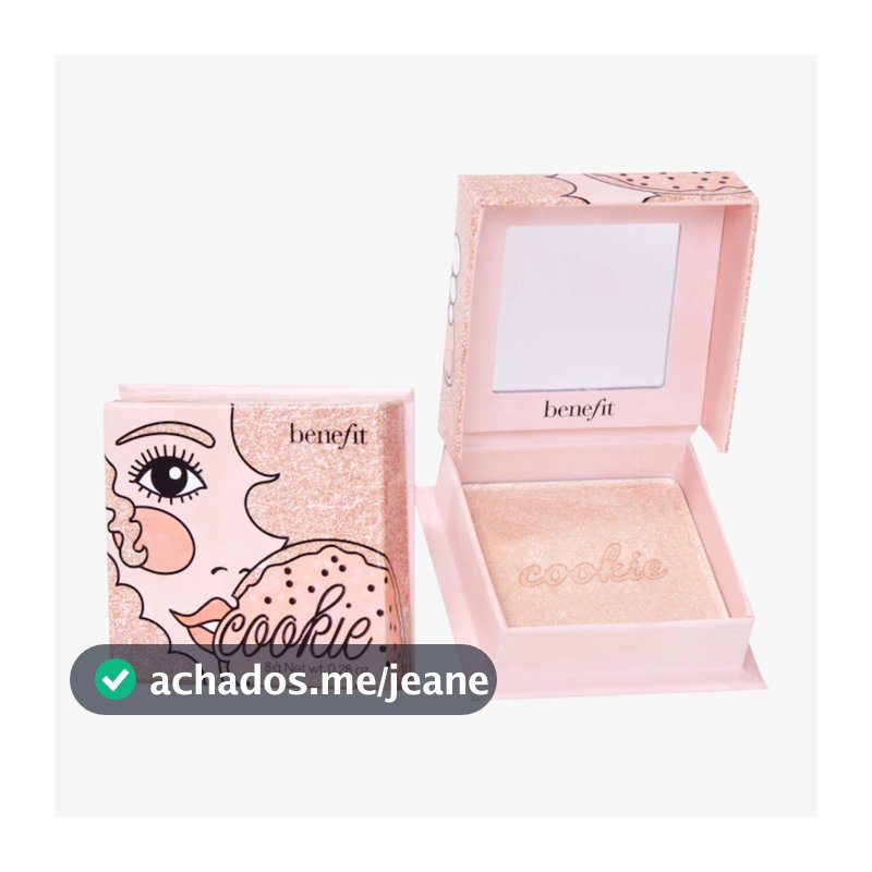 Benefit Cookie Highlighter   Pó Iluminador Golden Pearl, Brilho Sofisticado e Buildable