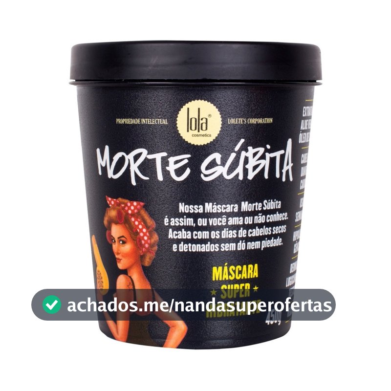 Máscara De Hidratação Morte Súbita 450g Lola Cosmetics