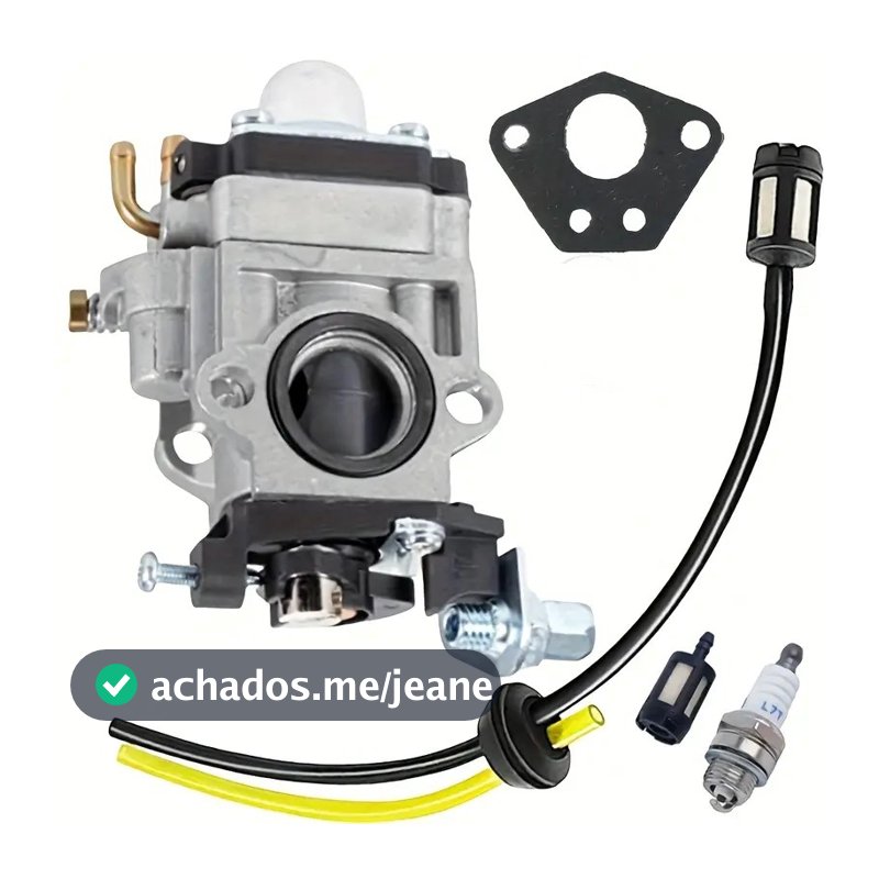 Kit Carburador Junta Vela Roçadeiras Mangueira 43cc 52cc 63c