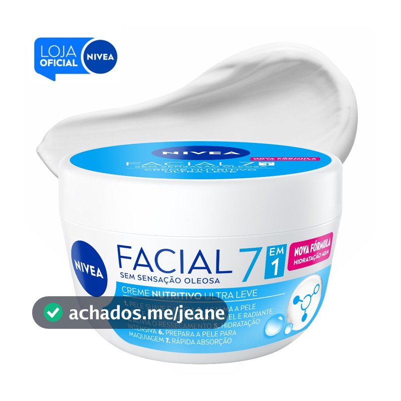 NIVEA Creme Facial Nutritivo 100g