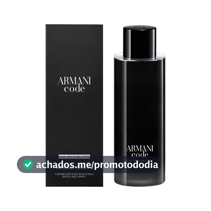 Giorgio Armani Code Recarregável Perfume Masculino Eau de Toilette 200ml