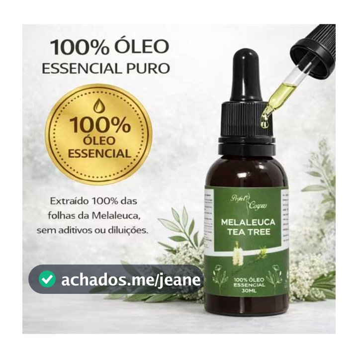 Óleo Essencial De Melaleuca 100% Puro 30ml