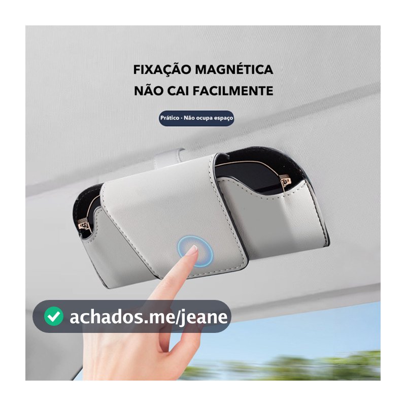 Estojo Para Óculos De Sol Auto Sun Visor Porta Bilhetes Multi-Funções Armazenamento Interior De Carros