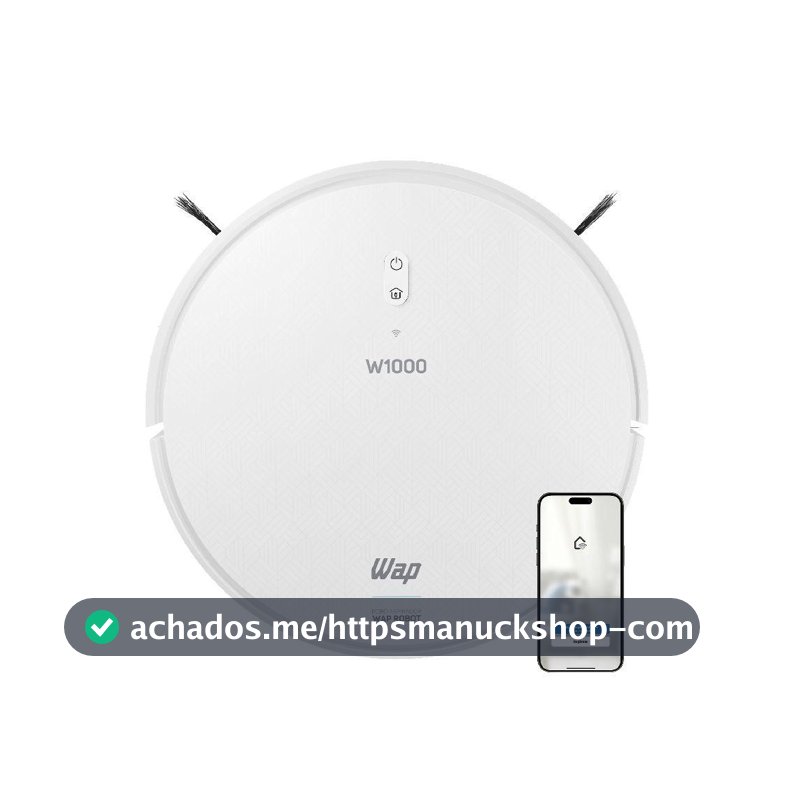 Aspirador De Pó Robo WAP ROBOT W1000 Smart Branco Bivolt