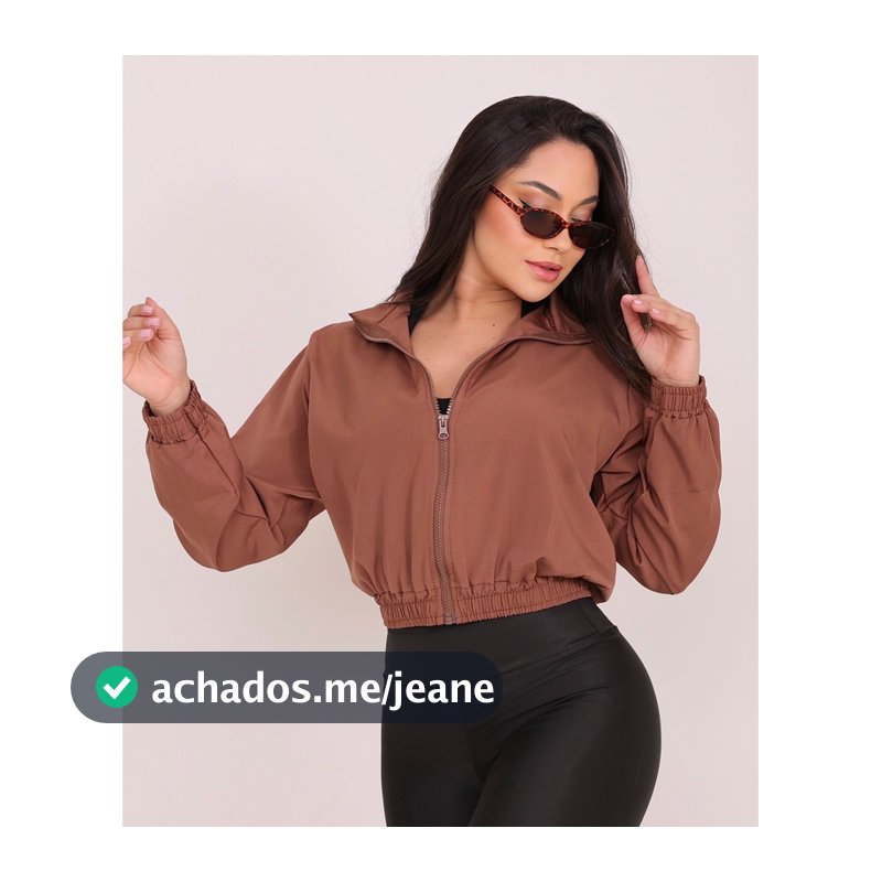 Jaqueta Feminina Corta Vento Casaco Blusa de Frio Fitness Treino Academia Bomber