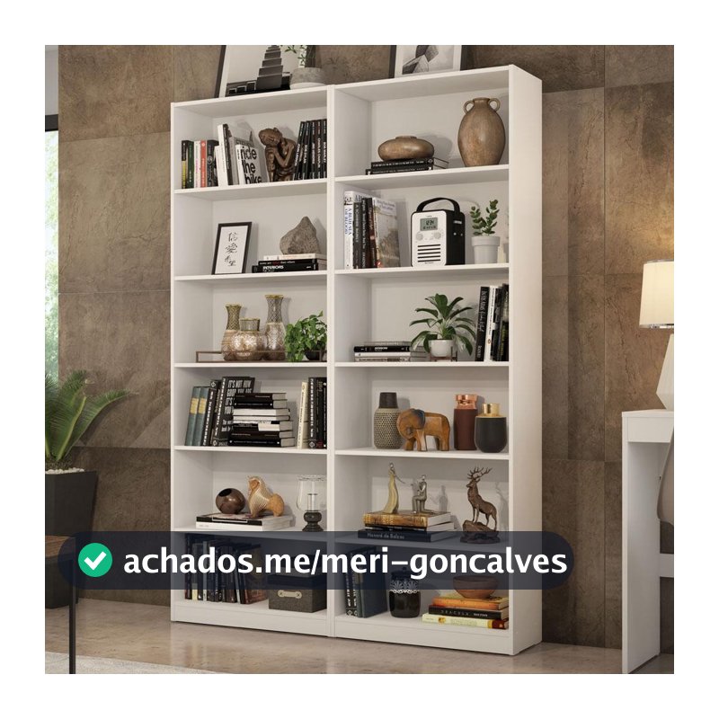 Kit Madesa com 2 Estantes Livreiro 6908