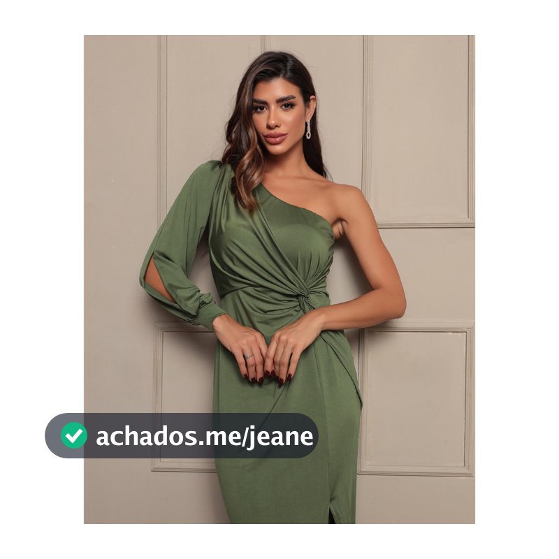 Vestido Longo Nolzinho Festa Madrinha Convidada Fenda Com Bojo Manga Longa